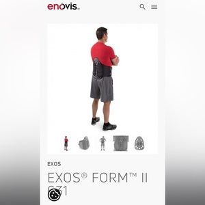 NWT back brace exos form 631 s/m new in bag